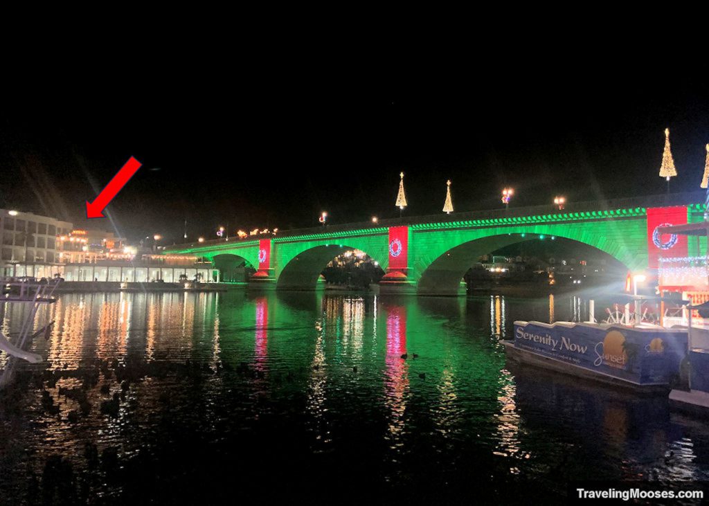 London Bridge with Christmas Lights