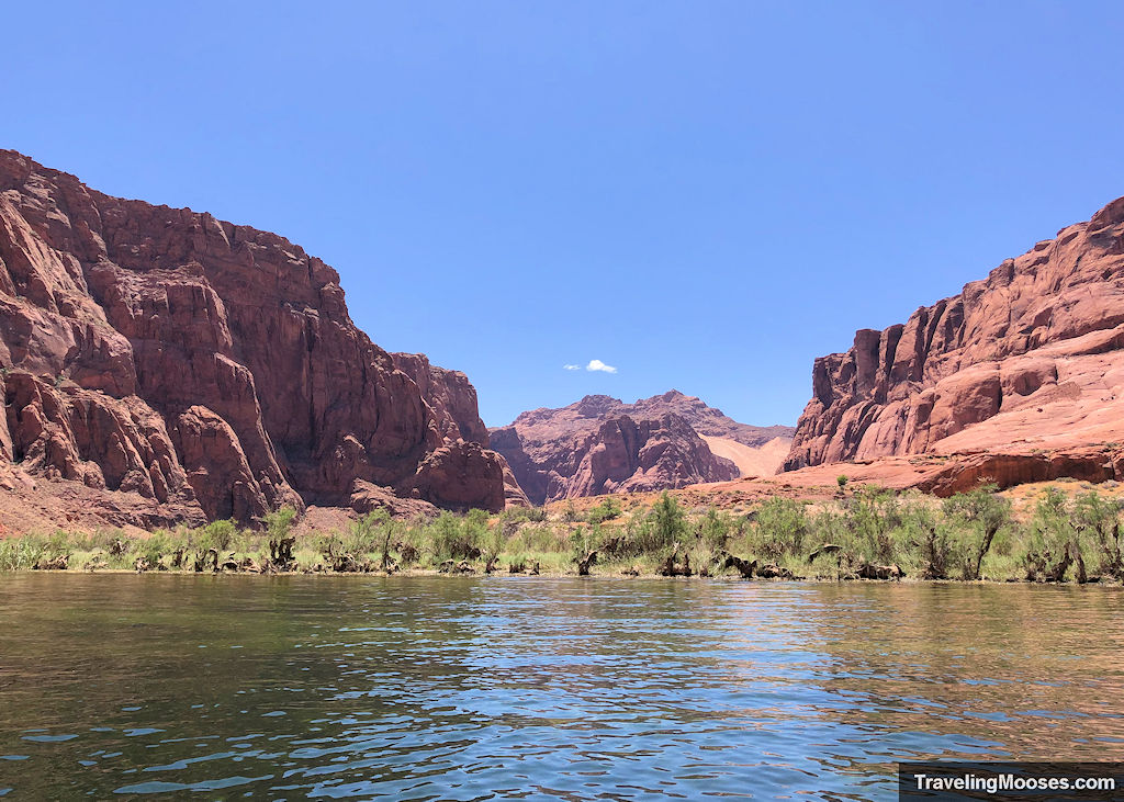 Colorado River flowing through Glen Canyon