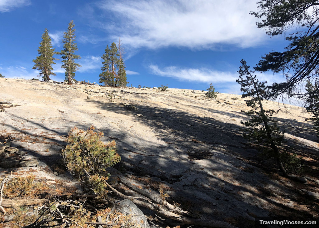 Granite dome on a sunny day