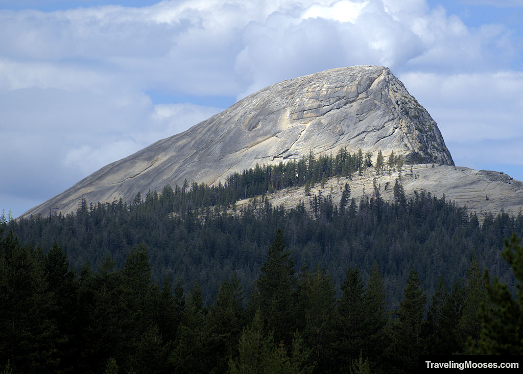 Fairview Dome on a cloudy day