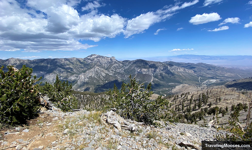 View of the Spring Mountains from Griffith Peak Summit