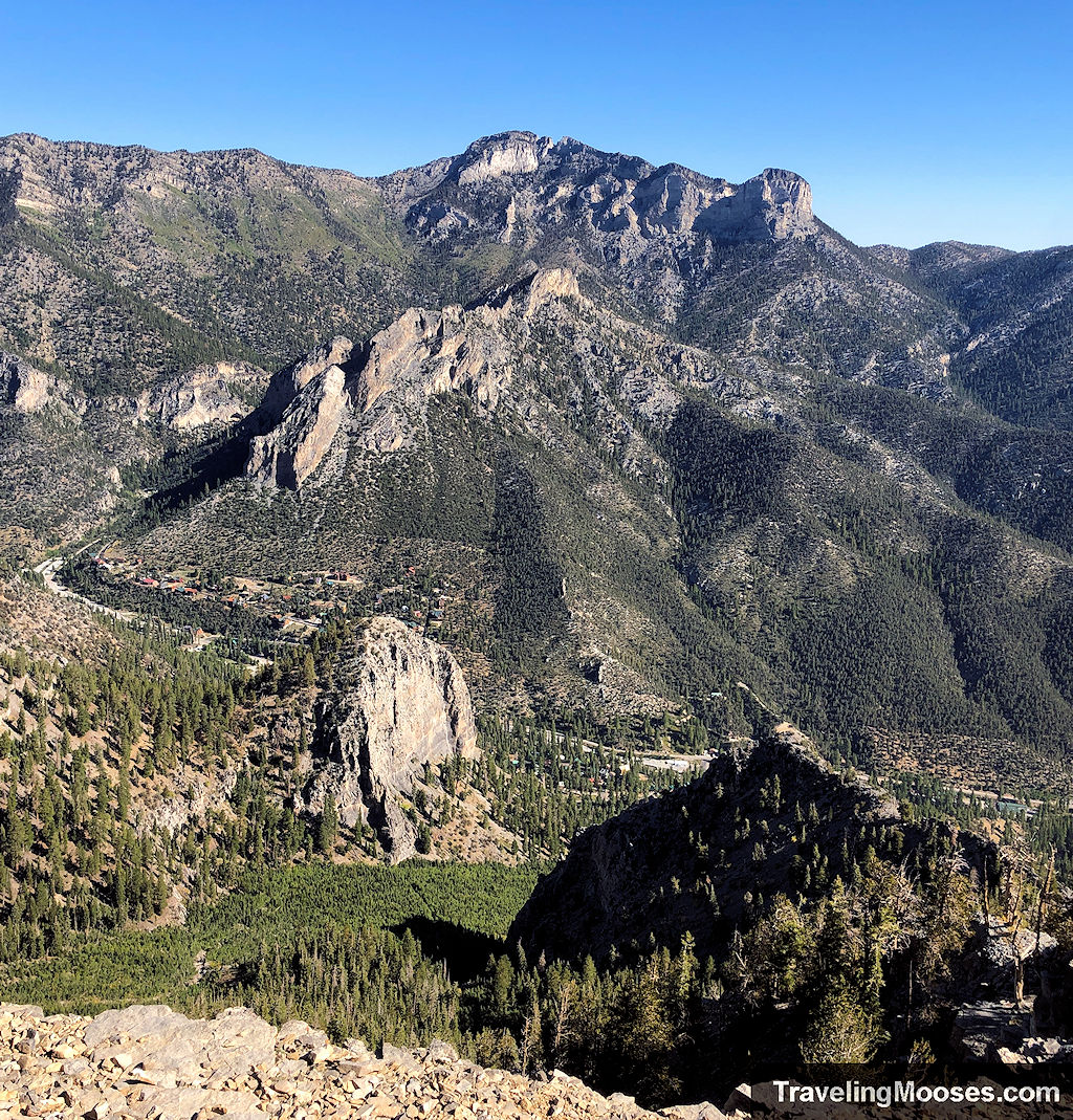 Cathedral Rock dwarfed by Mummy Mountain