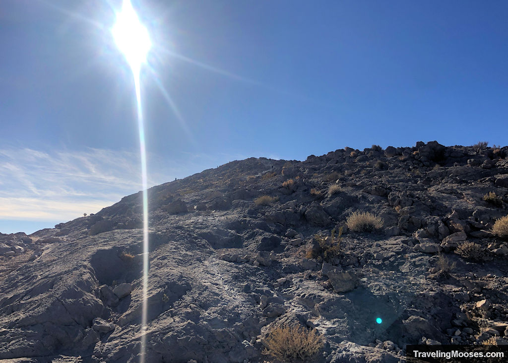 Traversing across a field of rocks