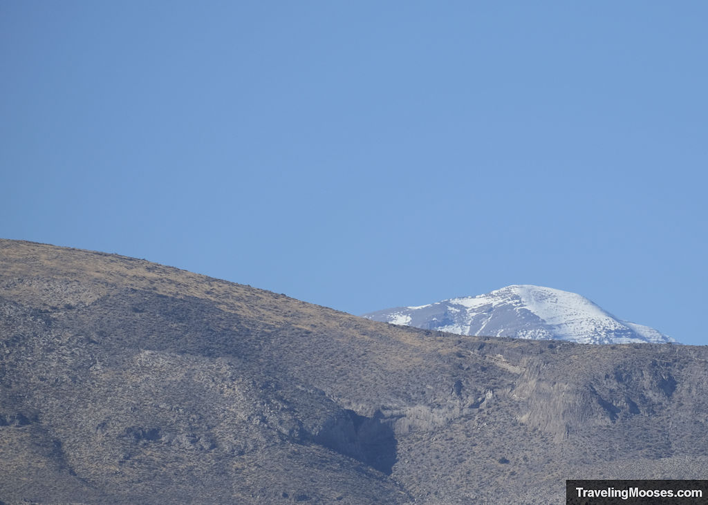 Mt Charleson covered in snow