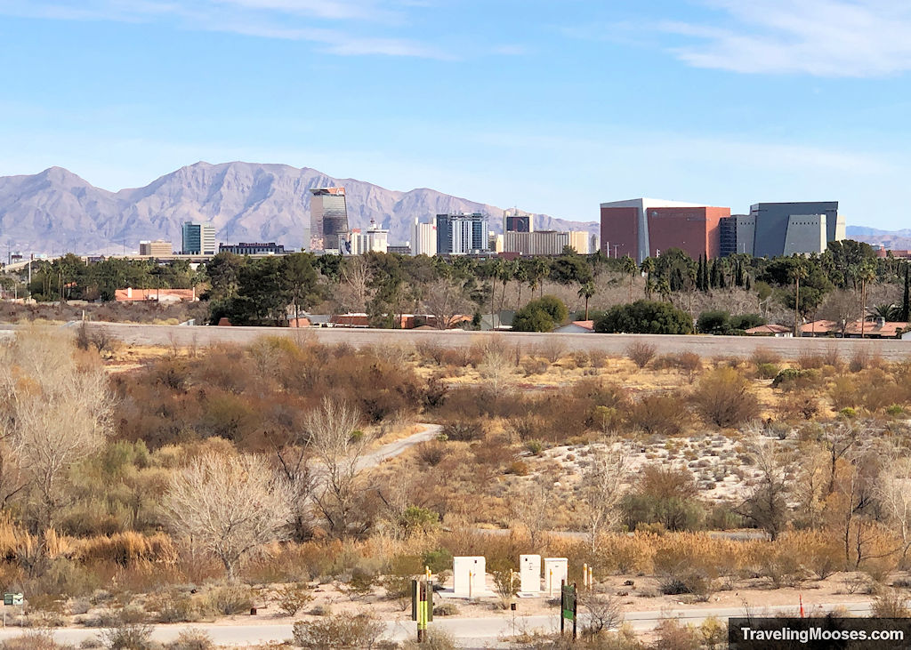 Skyscrapers in downtown Las Vegas