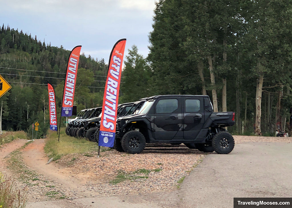 OHVs lined up for rent